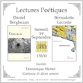 Lectures poe tiques samedi 19 septembre 26